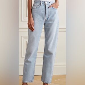 Agolde High Waist 90s Straight Ankle, Size 25